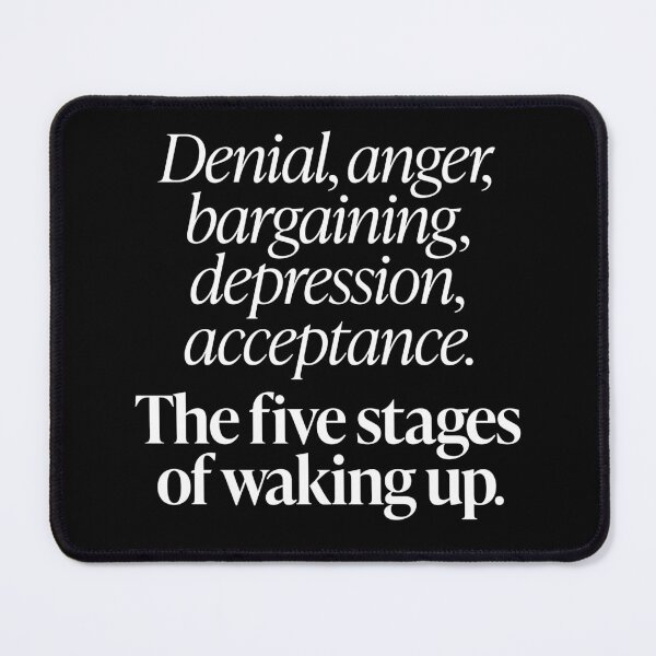 Item preview, The five stages of waking up. v.9 designed and sold by x1brett.
