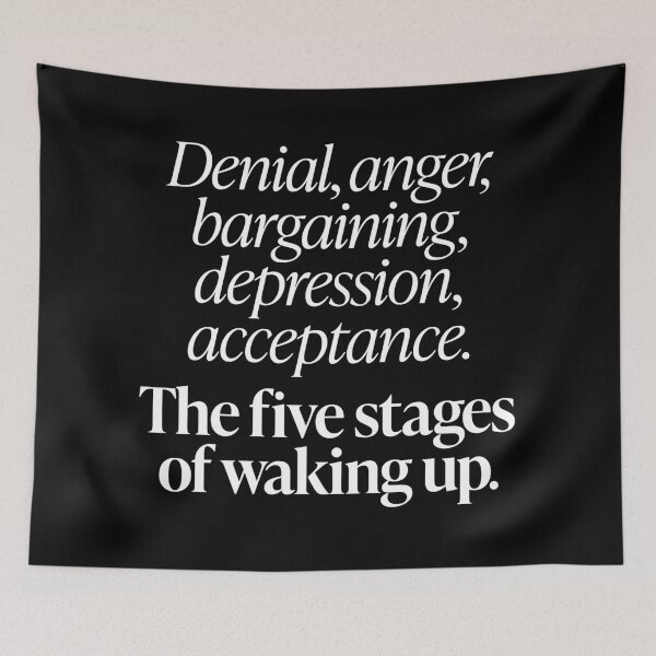 Item preview, The five stages of waking up. v.9 designed and sold by x1brett.