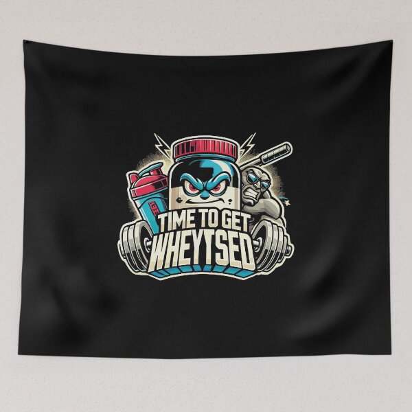 Item preview, Time To Get Wheysted, Funny Gym Workout Fitness Motivational designed and sold by chantastical.