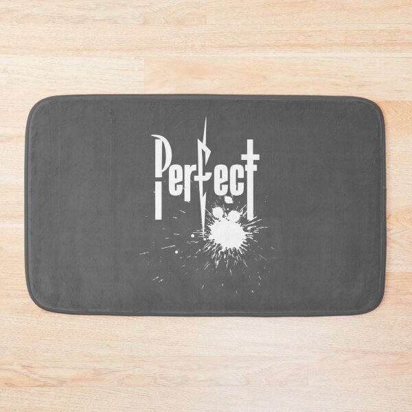 Item preview, “PERFECT” Grunge Paint Splatter Attractive typographic design- White designed and sold by Miscellaneous8.