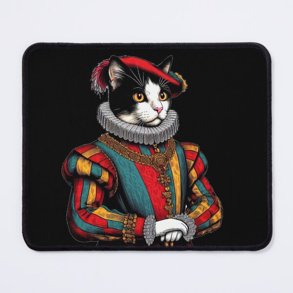 Item preview, Cat in Medieval Noble Attire designed and sold by MixtaGraphics.
