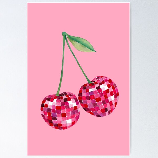 Item preview, Disco Ball Cherries designed and sold by papierquarell.
