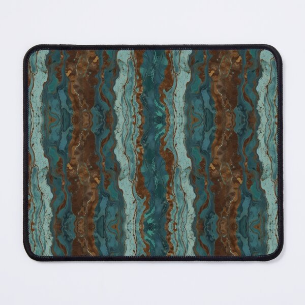 Item preview, “A sophisticated marble pattern featuring an elegant blend of blue, brown, and green tones designed and sold by Glam-OOTD.