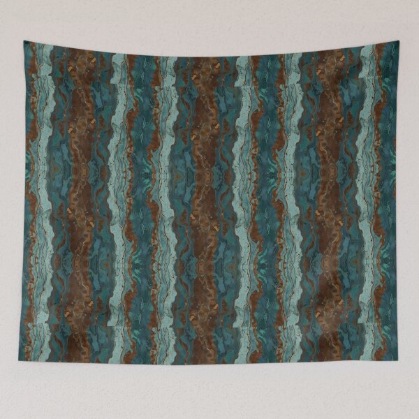 Item preview, “A sophisticated marble pattern featuring an elegant blend of blue, brown, and green tones designed and sold by Glam-OOTD.