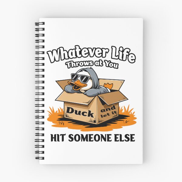 Item preview, Funny Relaxed Duck Saying – Whatever Life Throws at You designed and sold by smarayoung.