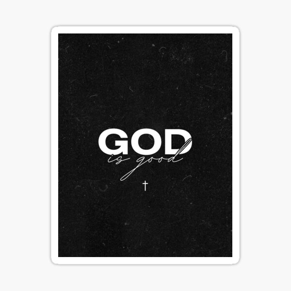 Item preview, God is Good | Christian Faith Minimalist Design designed and sold by AIStyleStudios.