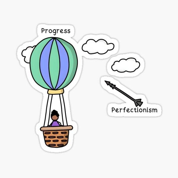 Artikel-Vorschau von Perfektionismus ist der Feind, designt und verkauft von ayakincreates.