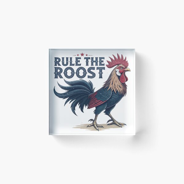 Item preview, RULE THE ROOST designed and sold by WILDWEAR COLLECTION.