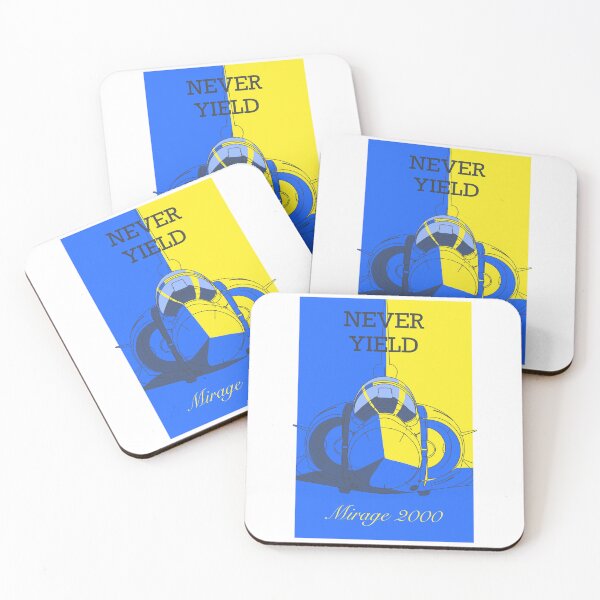 Item preview, Mirage 2000 arrived, ukraine never yield! (yellow & blue) designed and sold by pbfirefly.