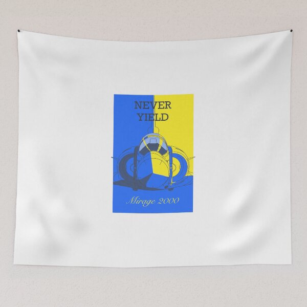 Item preview, Mirage 2000 arrived, ukraine never yield! (yellow & blue) designed and sold by pbfirefly.