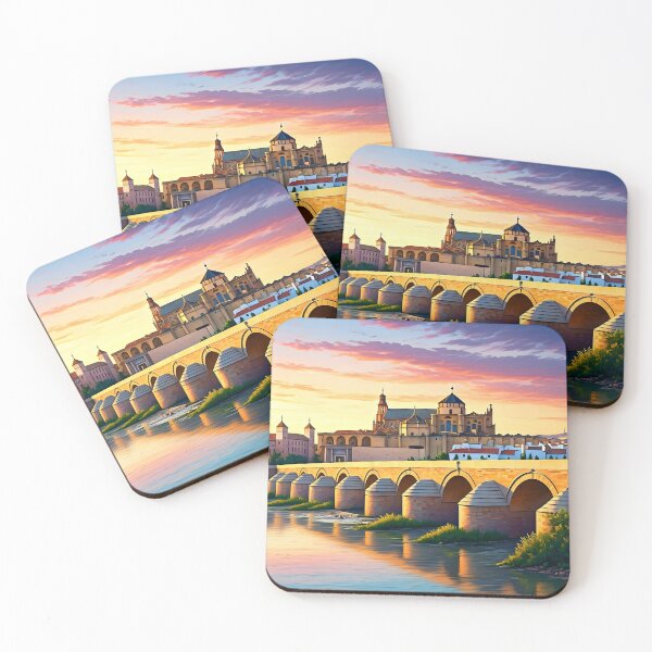 Item preview, Córdoba, Spain: Sunset Reflections on the Guadalquivir Bridge designed and sold by LSVart.