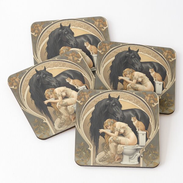 Item preview, Toilets, Cake, Horse & Surreal Delights designed and sold by InevitableAum.