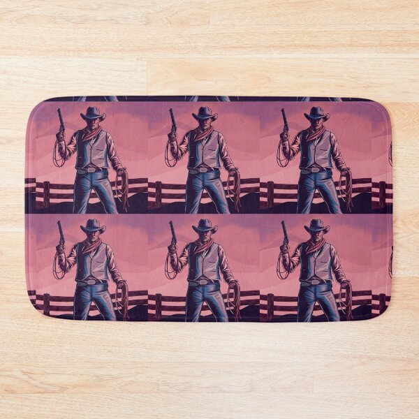 Item preview, Cowboys Illustrated Scenes Action Art Design Digital Colors designed and sold by ART ATTACK ZONE.
