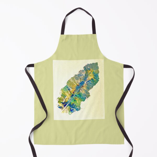 Item preview, Turquoise blue and yellow feather designed and sold by PGKINART.