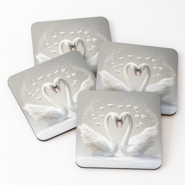 Item preview, Enchanted Swan Embrace designed and sold by AI-Only Creations.