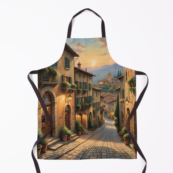 Item preview, Cortona Old Town: Sunset Over Terracotta Charm designed and sold by LSVart.