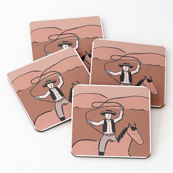 Item preview, Cowboy Man Scenes Action Art Design Digital Colors designed and sold by ART ATTACK ZONE.