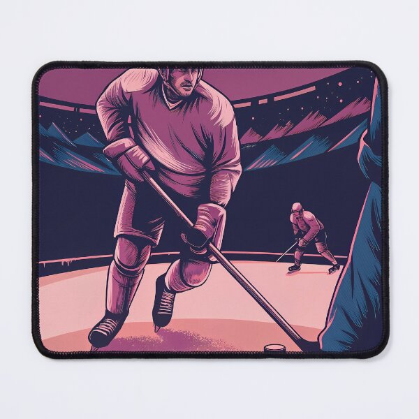 Item preview, Hockey Illustrated Scenes Action Art Design Digital Colors designed and sold by ART ATTACK ZONE.