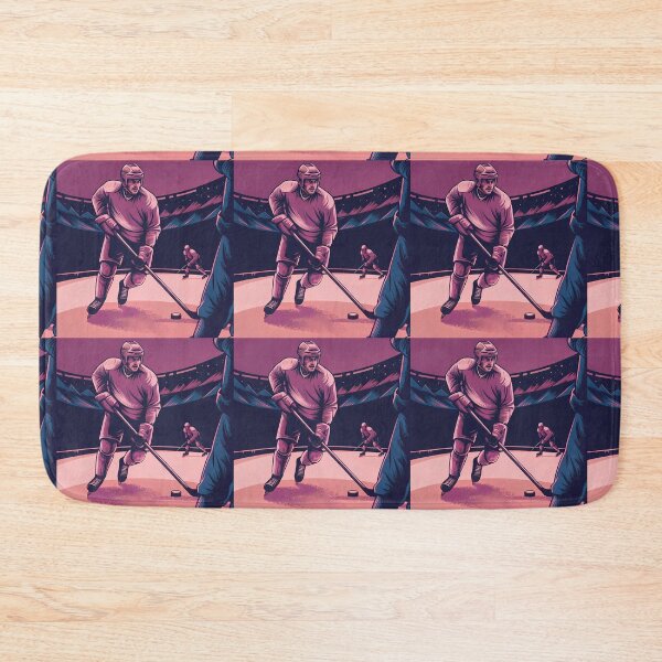 Item preview, Hockey Illustrated Scenes Action Art Design Digital Colors designed and sold by ART ATTACK ZONE.