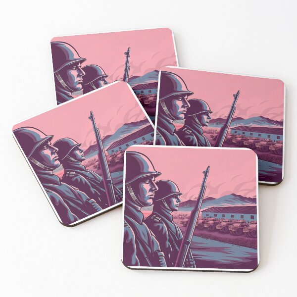 Item preview, Military Illustrated Scenes Action Art Design Digital Colors designed and sold by ART ATTACK ZONE.