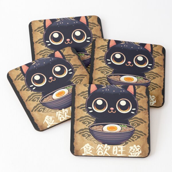 Item preview, Ramen cat designed and sold by coloursforkids.