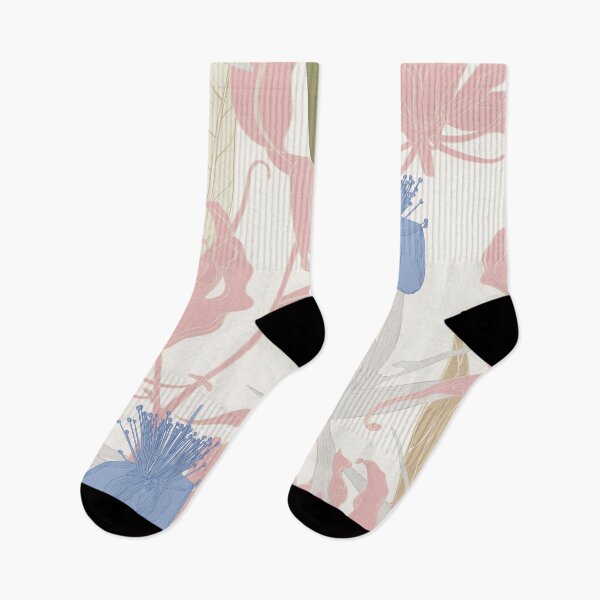 Item preview, Tropical Leaves and Floral Background - Fire Lily tropical Flowers - Seamless Pattern. designed and sold by MatyKotiv.