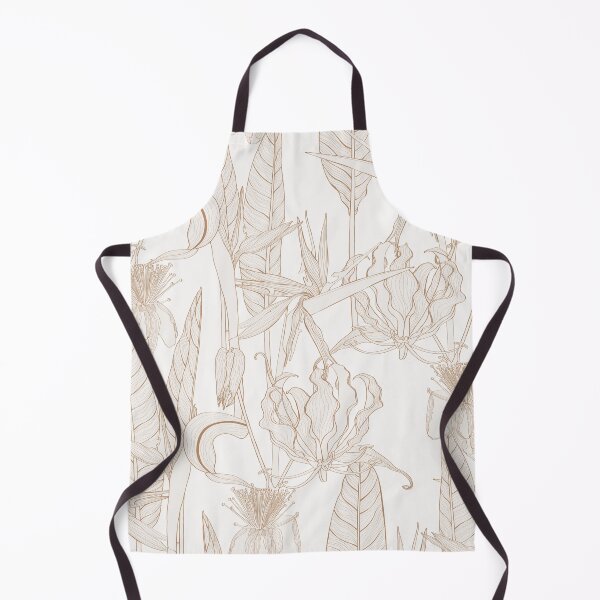 Item preview, Tropical Leaves and Floral Background - Fire Lily tropical Flowers - Seamless Pattern. designed and sold by MatyKotiv.