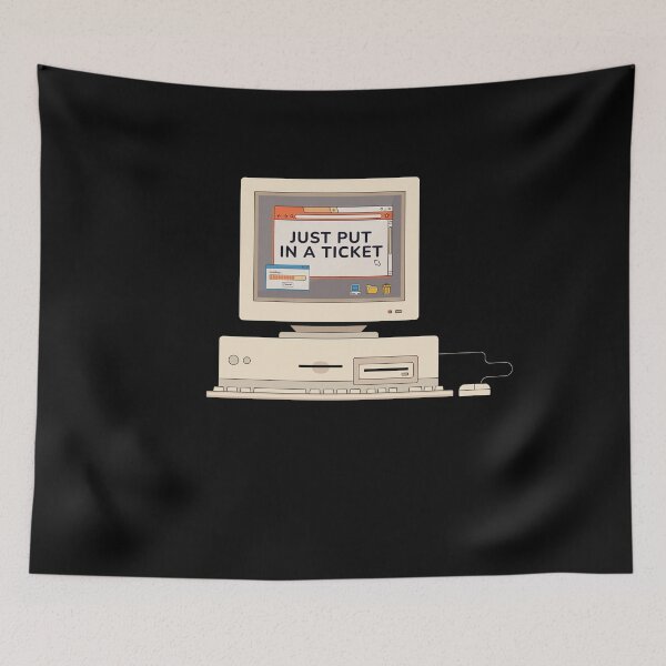 Item preview, Just Put In A Ticket Computer designed and sold by MooonTees.