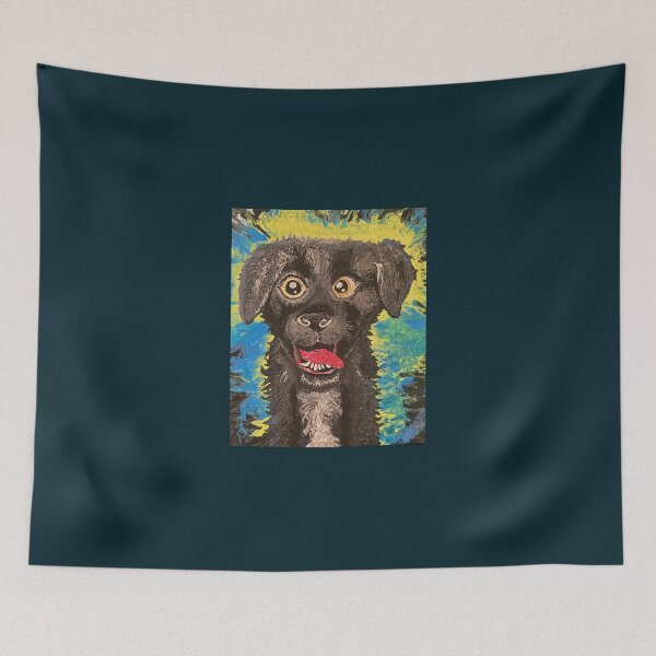 Item preview, Ninja Labernese Dog Black and White designed and sold by PGKINART.