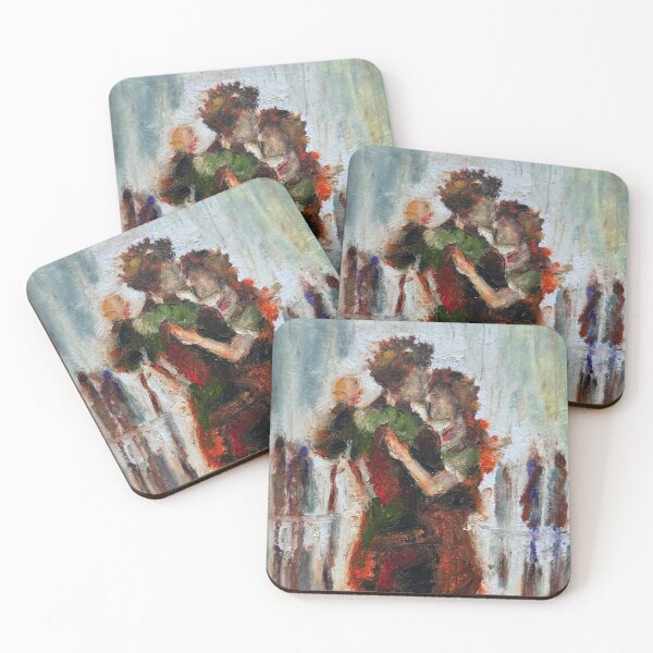 Item preview, romantic couple dancing in love painting designed and sold by valessketch.