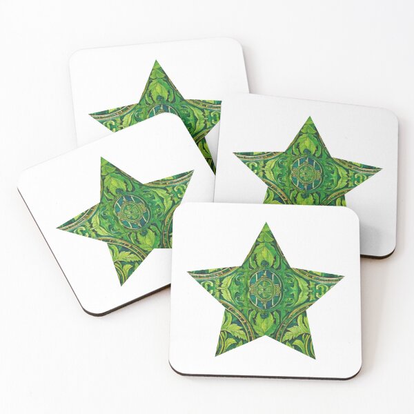 Item preview, Green star | Around the World Motif designed and sold by GrifonJ.