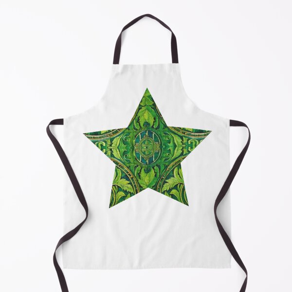 Item preview, Green star | Around the World Motif designed and sold by GrifonJ.