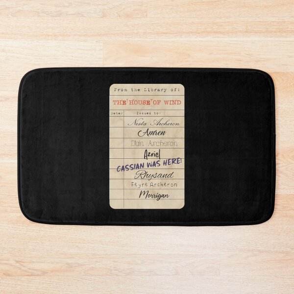 Item preview, House of Wind Library Card  designed and sold by kjanedesigns.