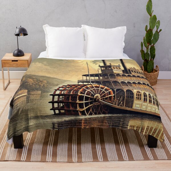 Item preview, Steamboat Mississippi River paddle steamer Mark  riverboat II designed and sold by JanChryzostom.