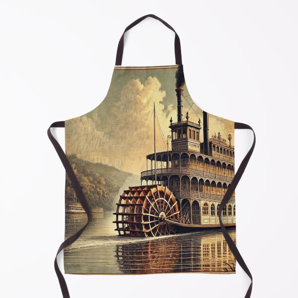 Item preview, Steamboat Mississippi River paddle steamer Mark riverboat II designed and sold by JanChryzostom.