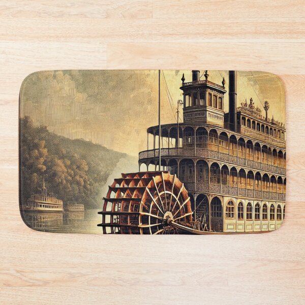 Item preview, Steamboat Mississippi River paddle steamer Mark  riverboat II designed and sold by JanChryzostom.