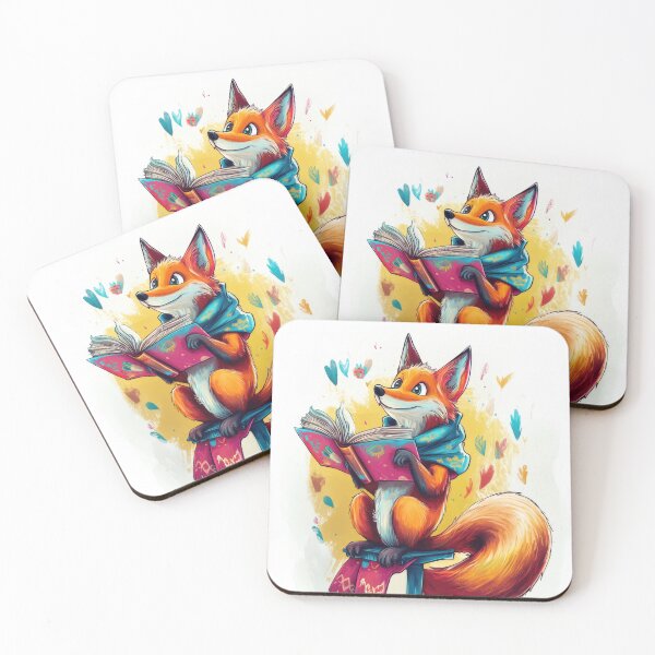 Item preview, Whimsical Fox Reading a Storybook designed and sold by Twisted Kids.