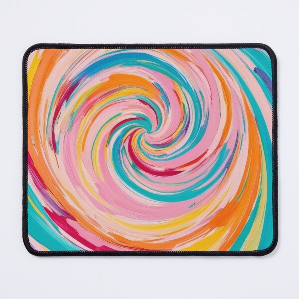 Item preview, Happiness and Joy Swirl Abstract Art designed and sold by jenmountainen.