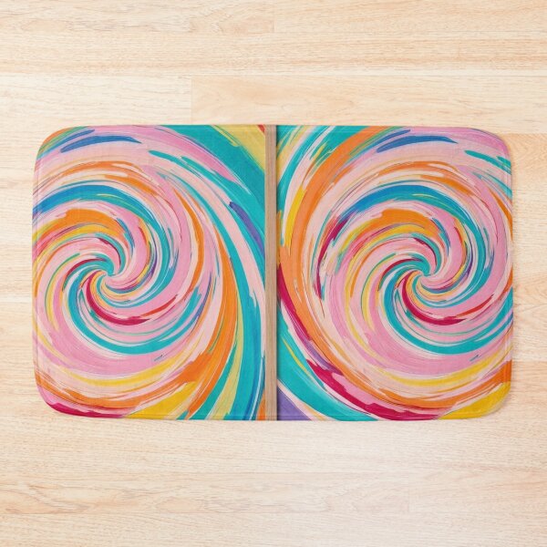 Item preview, Happiness and Joy Swirl Abstract Art  designed and sold by jenmountainen.