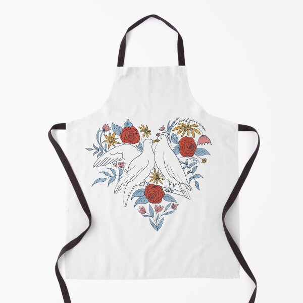 Item preview, Lovebirds with flowers, heart shape, Valentines Day, Love designed and sold by SimplySommerArt.
