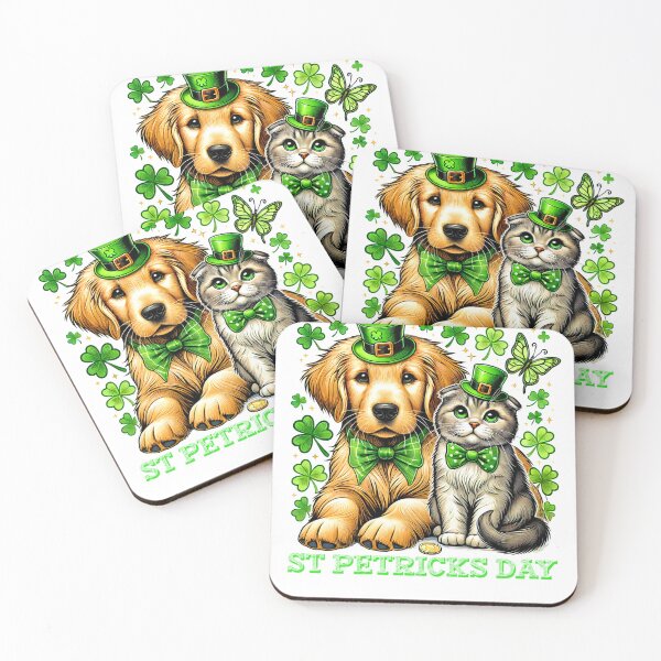 Item preview, St. Petricks Day Cat an Dog Lovers designed and sold by Albaley.
