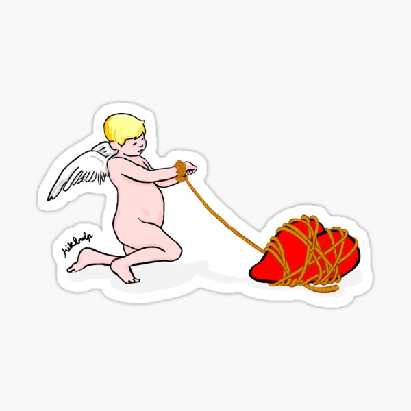 Enslaved by love Sticker
