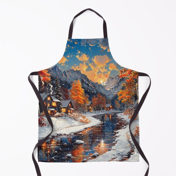 Item preview, Snowy Cabin designed and sold by Dawn van Doorn.
