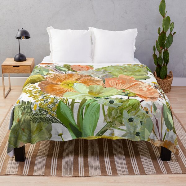 Item preview, Seamless pattern with yellow beige poppy, peony, tulips flowers. designed and sold by MatyKotiv.