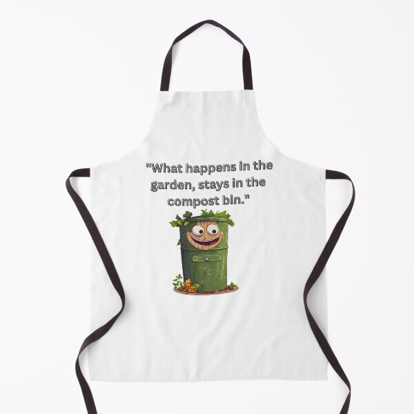 Item preview, What Happens in the Garden – Funny Compost Bin Cartoon designed and sold by ValhallaPrint.