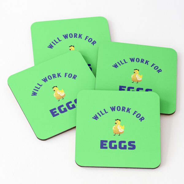 Item preview, Will Work for Eggs designed and sold by JerseyBoysTees.
