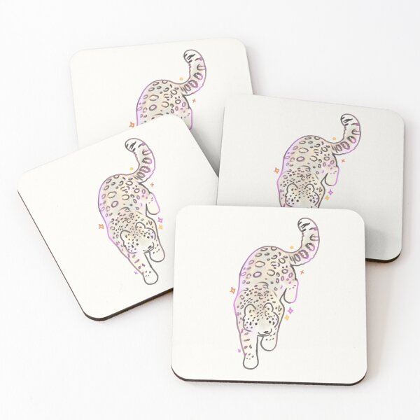 Item preview, Snow leopard illustration  designed and sold by Mayarartsy.