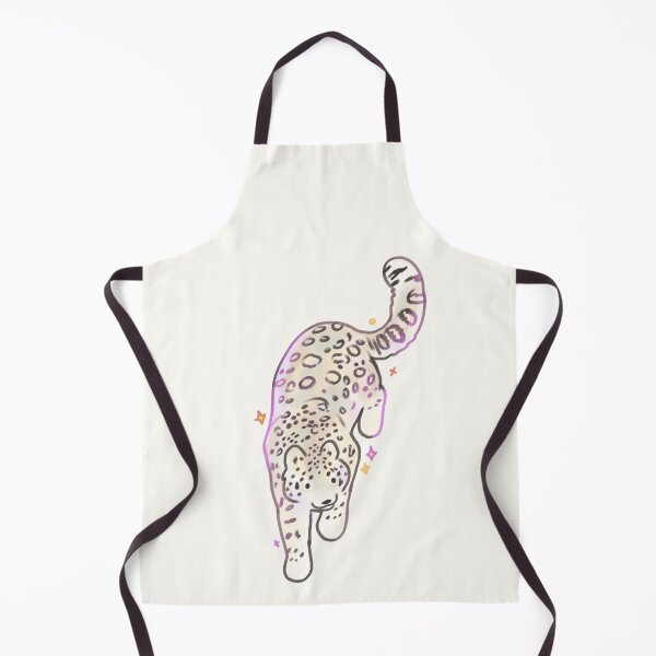 Item preview, Snow leopard illustration designed and sold by Mayarartsy.