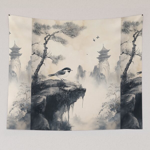 Item preview, Japanese Sumi-e Art designed and sold by bapupa.