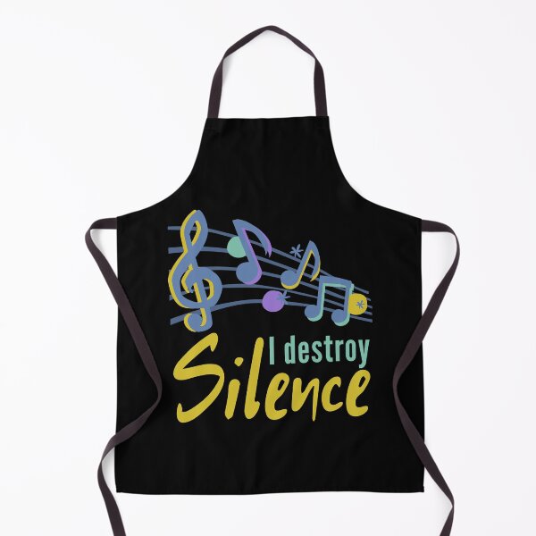 Item preview, Destroying Silence – Music Notes Unleashed designed and sold by Zakrytos ★★★★★.